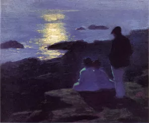 Main Product Photo of A Summer's Night Painting by Edward Potthast