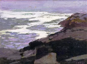 Approaching Storm by Edward Potthast - Hand-Painted Oil Painting Reproduction
