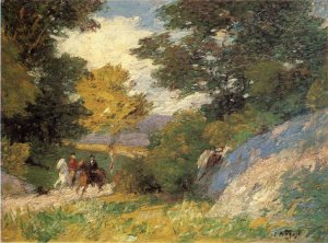 Main Product Photo of Bridle Path Painting by Edward Potthast