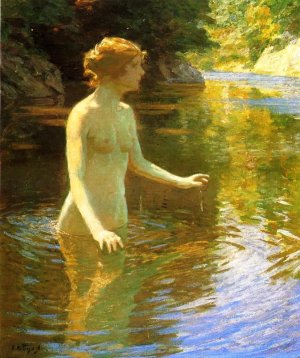 Main Product Photo of Enchanted Pool Painting by Edward Potthast