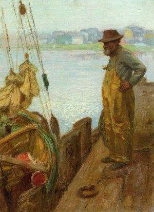 Main Product Photo of Gloucester Fisherman Painting by Edward Potthast