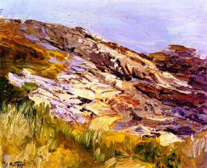 Gray Day on the Coast by Edward Potthast Oil Painting Reproduction