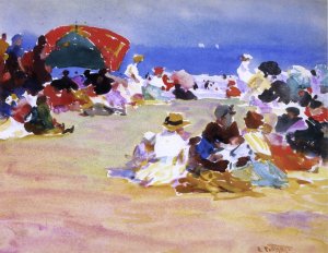 Main Product Photo of Hot Summer Day Painting by Edward Potthast