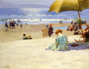 Main Product Photo of Hourtide Painting by Edward Potthast
