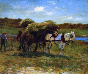 Main Product Photo of In the Salt Marshes Painting by Edward Potthast