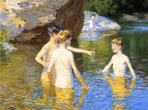 Main Product Photo of In the Summer Time Painting by Edward Potthast