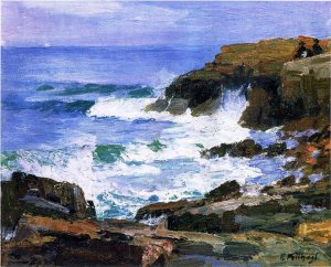 Looking out to Sea by Oil Painting Reproduction