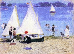 Main Product Photo of Off Shore Painting by Edward Potthast