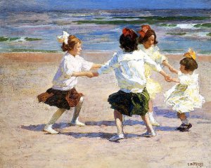 Main Product Photo of Ring Around the Rosy Painting by Edward Potthast