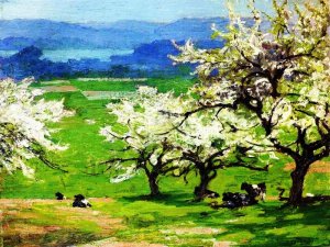 Main Product Photo of Springtime Painting by Edward Potthast