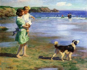 Main Product Photo of Summer Pleasures Painting by Edward Potthast